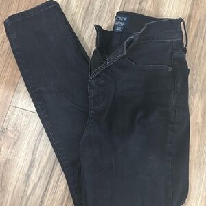 Black jcrew 27p skinny jeans